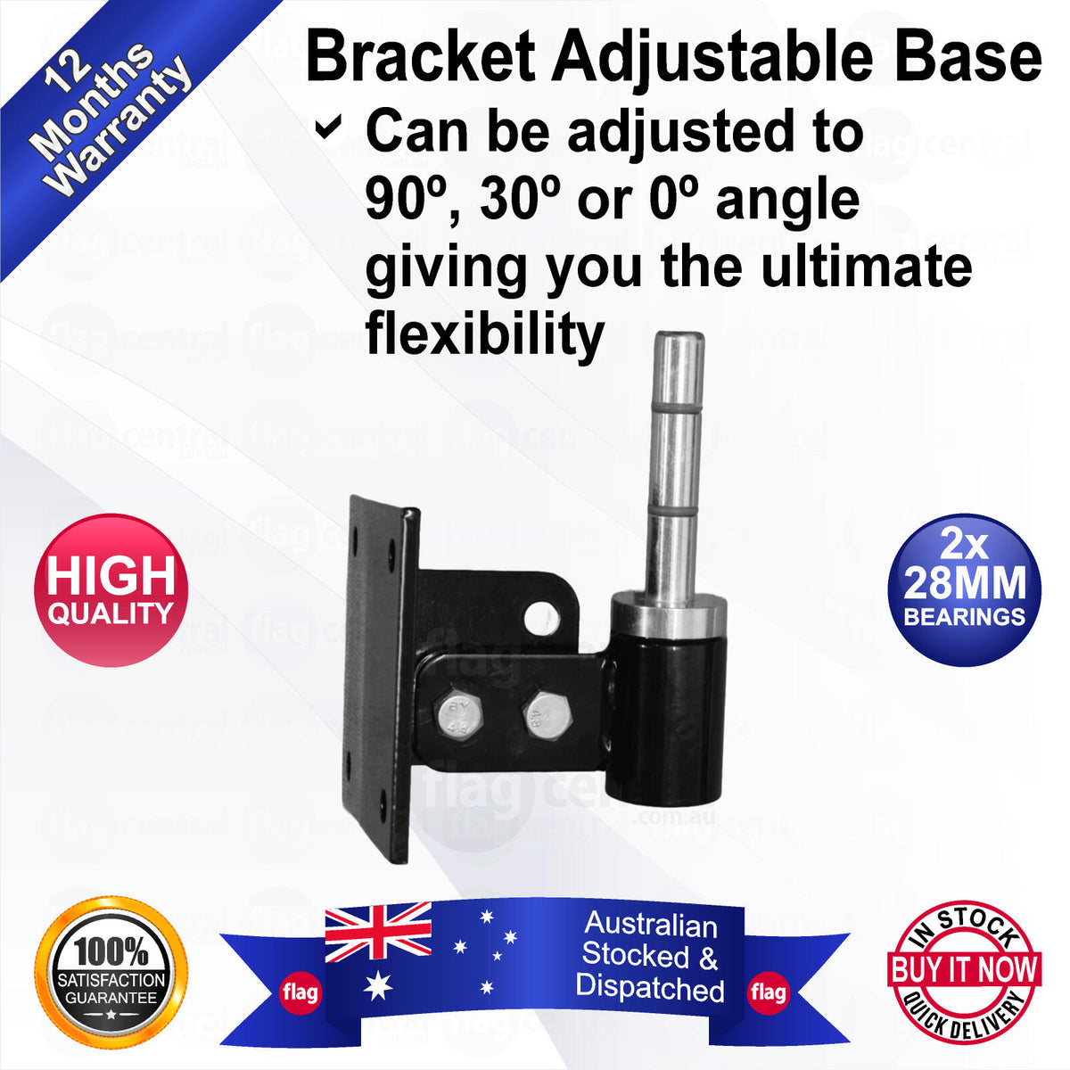 Bracket Adjustable Flag Banner Base - Image 3