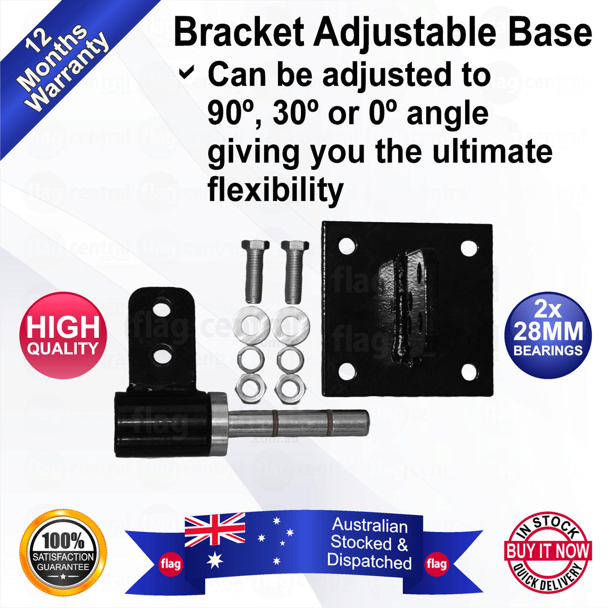 Bracket Adjustable Flag Banner Base - Image 4