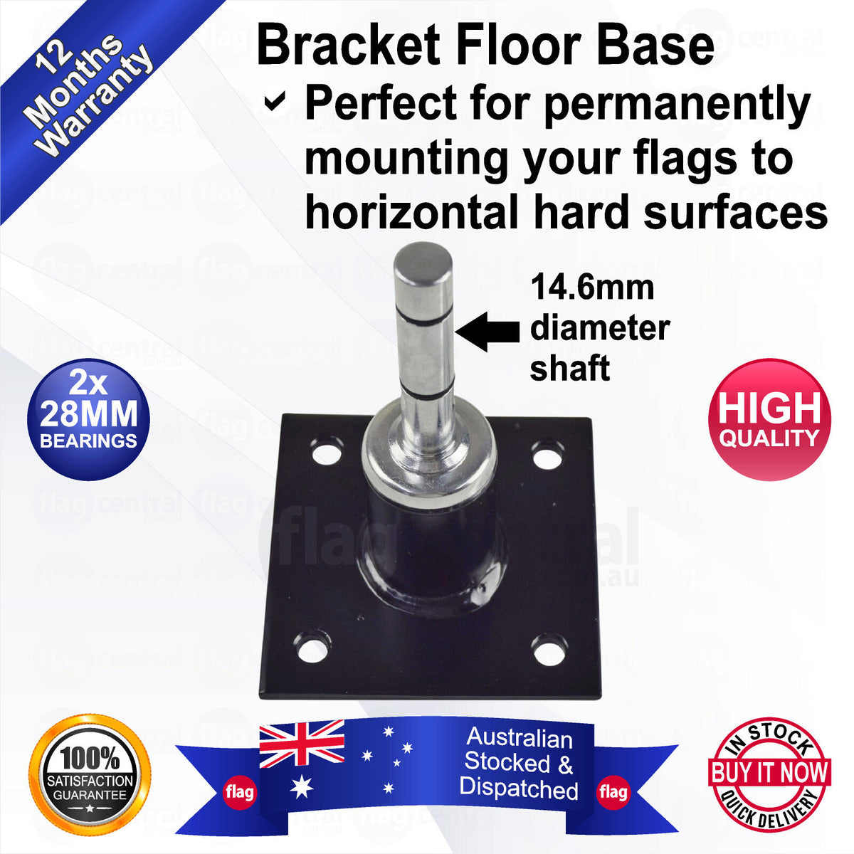 Bracket Floor Flag Banner Base