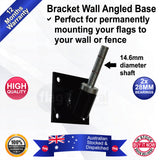 Bracket Wall Angled Flag Banner Base