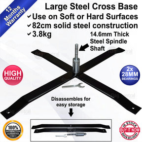 Steel Cross Flag Base