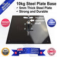 10kg Heavy Duty Steel Plate Flag Banner Base
