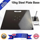 10kg Heavy Duty Steel Plate Flag Banner Base - Rear