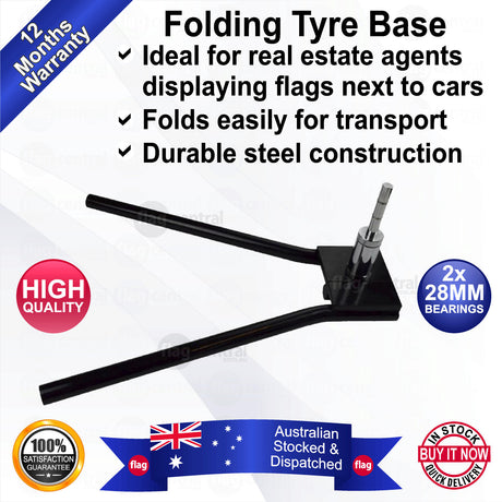 Car Tyre Folding Flag Base