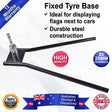 Fixed Car Tyre Flag Base