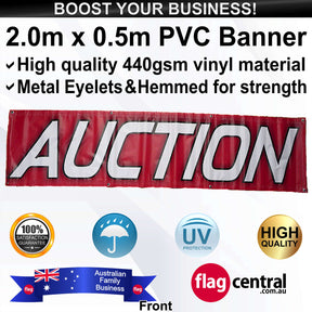 AUCTION Banner - Front