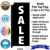SALE Flat Top Flag - Front