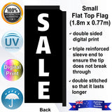 SALE Flat Top Flag - Rear