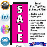 SALE Flat Top Flag - Front