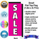 SALE Flat Top Flag - Rear