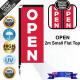 OPEN Flat Top Flag - Bundle