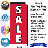 SALE Flat Top Flag - Rear