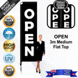 OPEN Flat Top Flag - Bundle