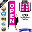 OPEN Flat Top Flag - Bundle