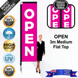 OPEN Flat Top Flag - Bundle