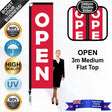 OPEN Flat Top Flag - Bundle