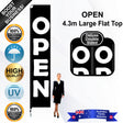 OPEN Flat Top Flag - Bundle
