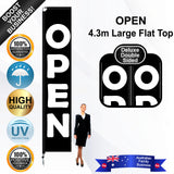 OPEN Flat Top Flag - Bundle