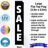 SALE Flat Top Flag - Rear