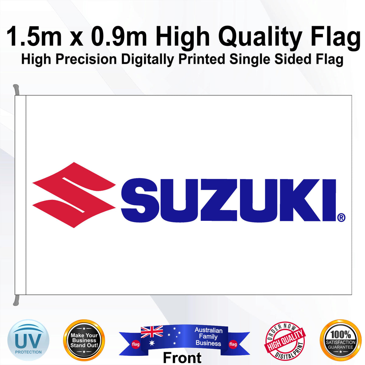 SUZUKI Rectangle Flag - Front