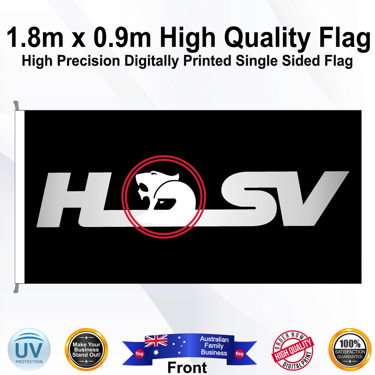 HOLDEN HSV Rectangle Flag - Front