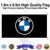 BMW Rectangle Flag - Rear