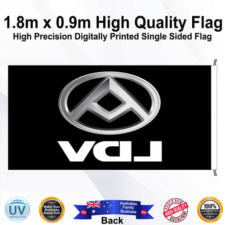 LDV Rectangle Flag - Rear