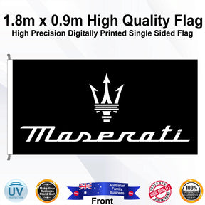 MASERATI Rectangle Flag - Front