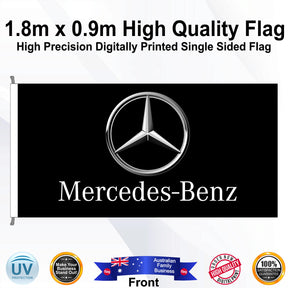 MERCEDES BENZ Rectangle Flag - Front