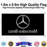 MERCEDES BENZ Rectangle Flag - Rear