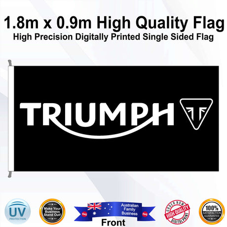 TRIUMPH Rectangle Flag - Front