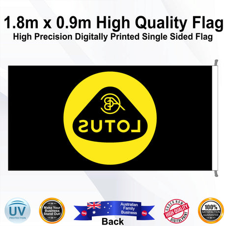 LOTUS Rectangle Flag - Rear