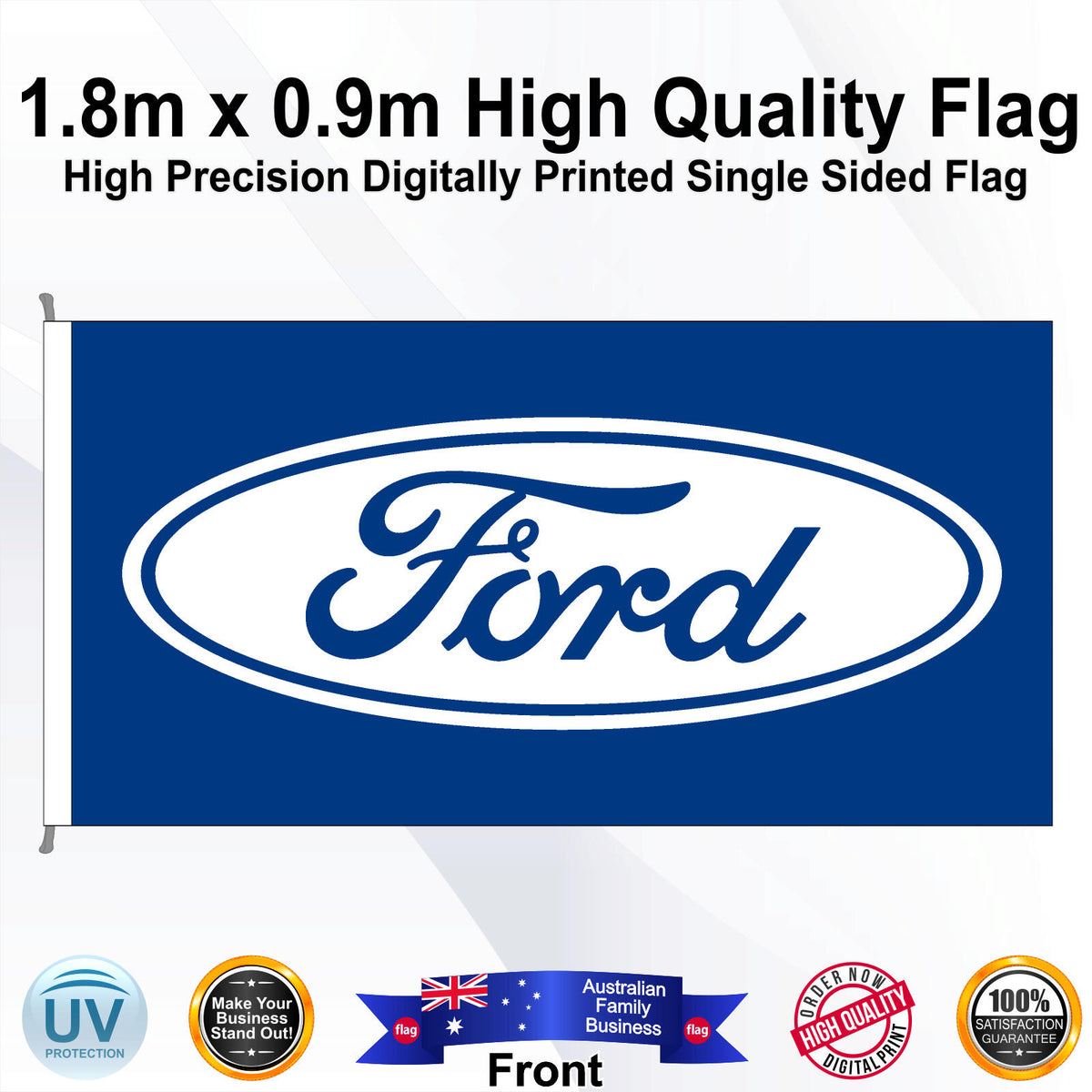 FORD Rectangle Flag - Front