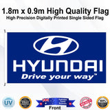 HYUNDAI Rectangle Flag - Front