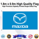 MAZDA Rectangle Flag - Front