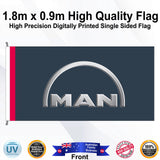 MAN Rectangle Flag - Front