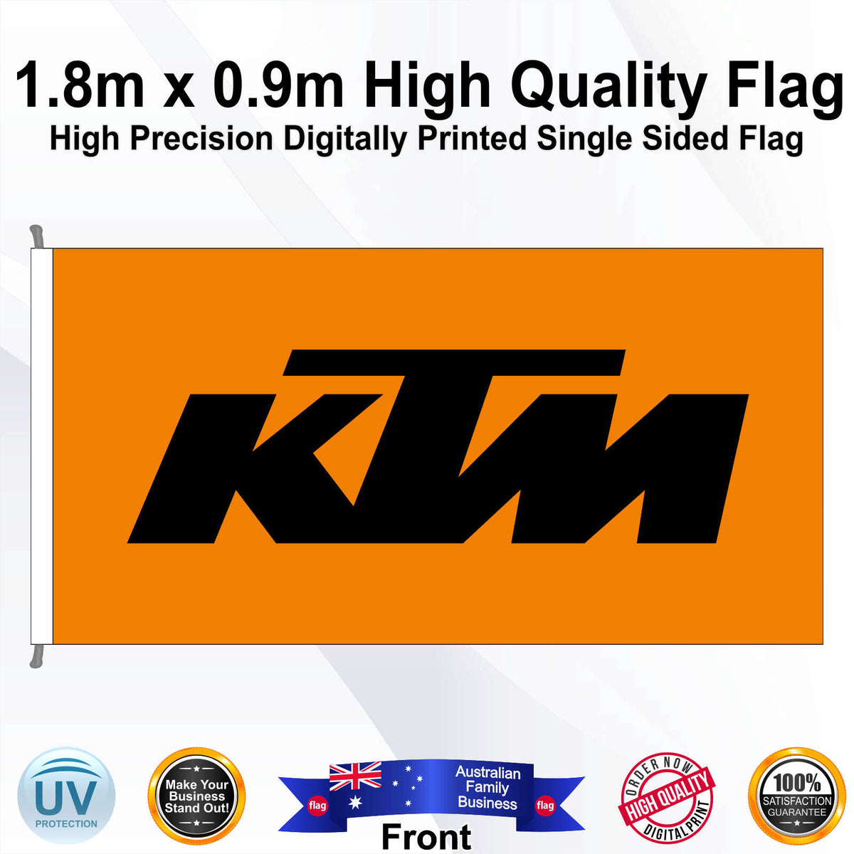 KTM Rectangle Flag - Front