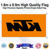 KTM Rectangle Flag - Rear