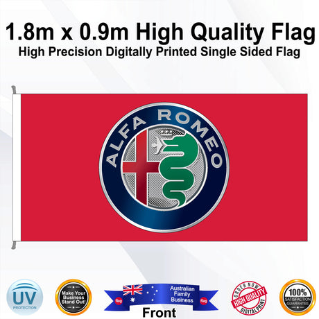 ALFA ROMEO Rectangle Flag - Front