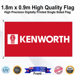 KENWORTH Rectangle Flag - Front