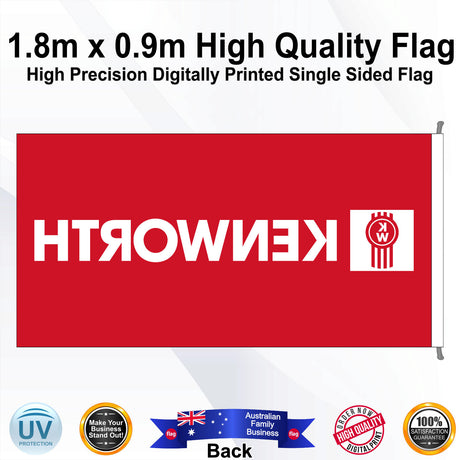 KENWORTH Rectangle Flag - Rear