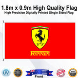 FERRARI Rectangle Flag - Front