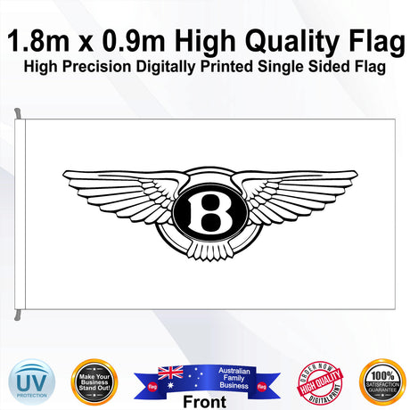 BENTLEY Rectangle Flag - Front