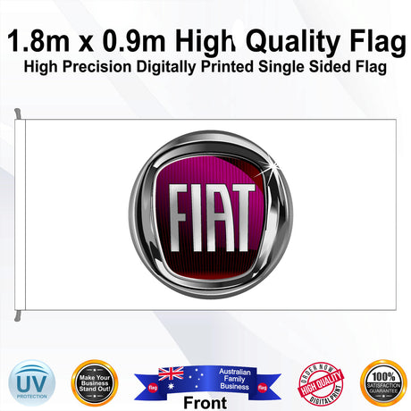 FIAT Rectangle Flag - Front