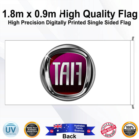 FIAT Rectangle Flag - Rear