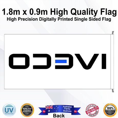 IVECO Rectangle Flag - Rear