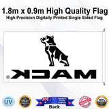 MACK Rectangle Flag - Rear