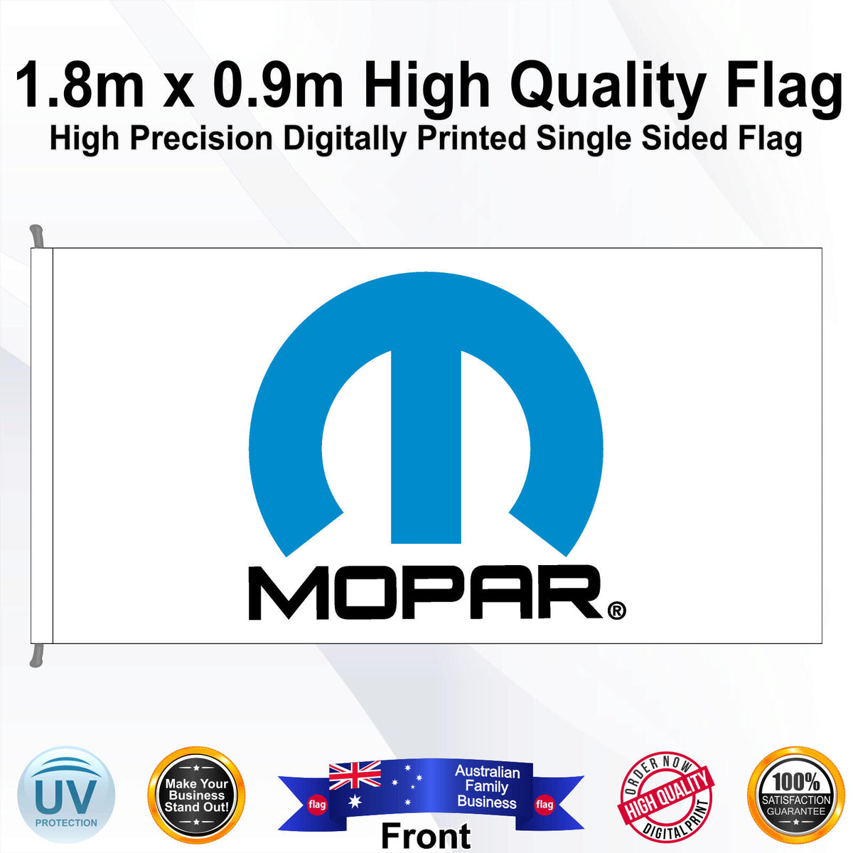 MOPAR Rectangle Flag - Front