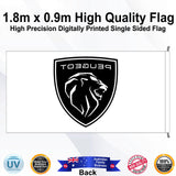 PEUGEOT Rectangle Flag - Rear