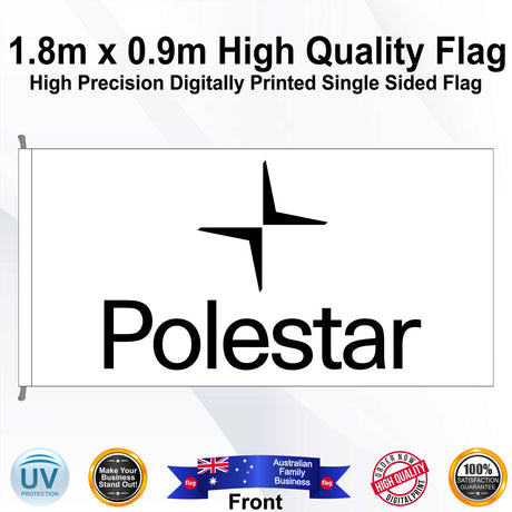 POLESTAR Rectangle Flag - Front